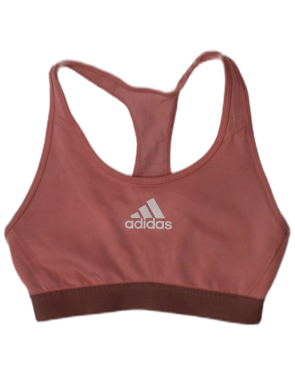 Adidas Womens Graphic Sport Bra Top Pequeno Rosa Esportes