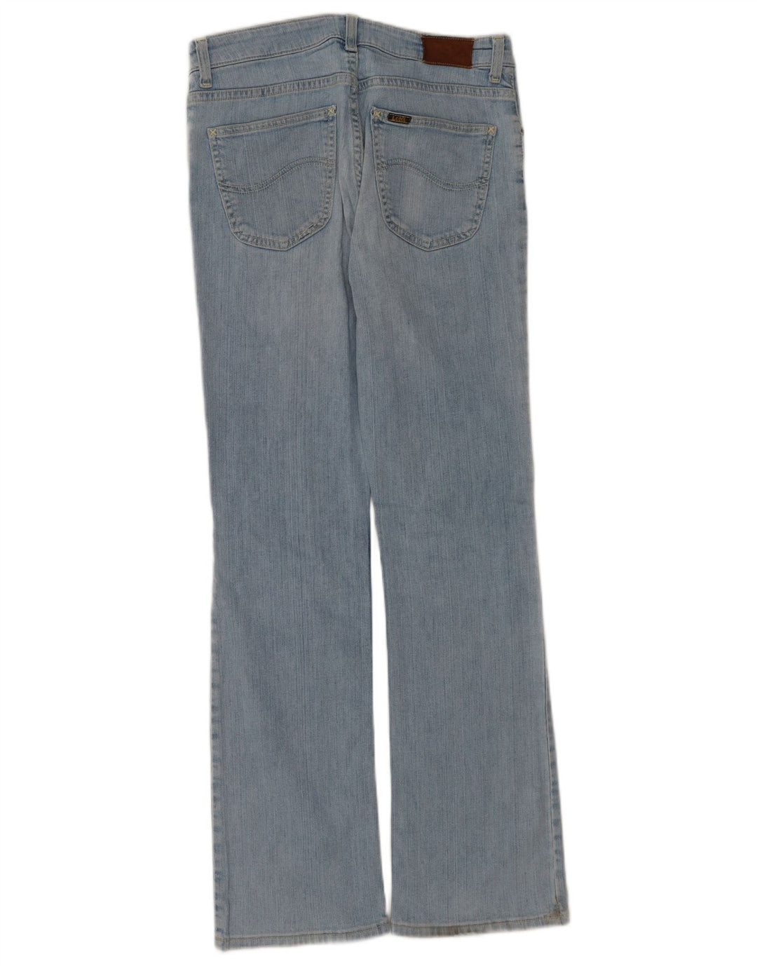 Lee Womens Cameron Straight Jeans W32 L33 Azul Algodão