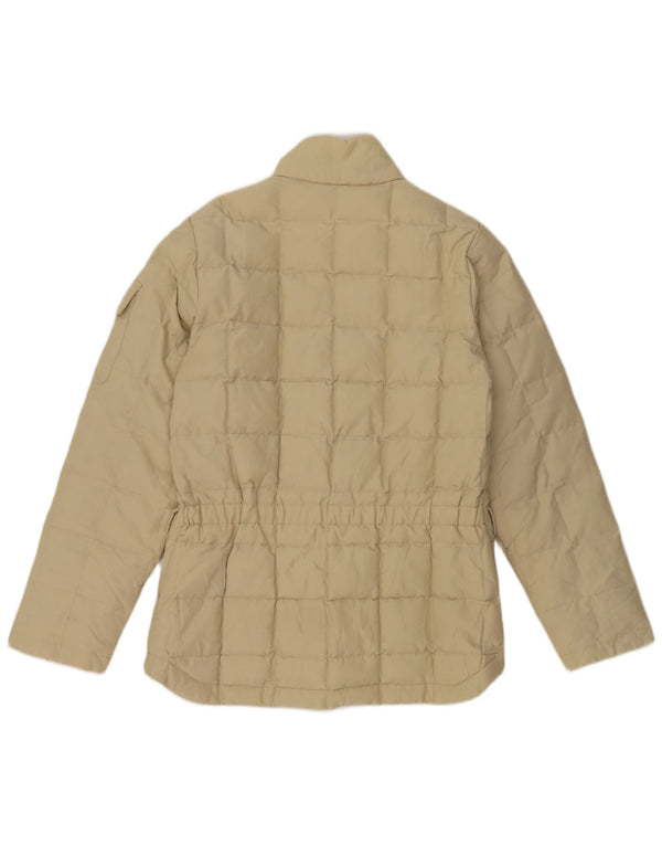 Jaqueta acolchoada feminina Woolrich UK 14 grande bege