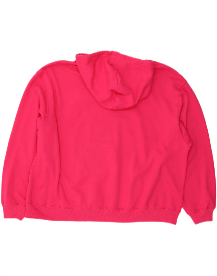 HOLLISTER moletom feminino oversized com capuz UK 20 2XL algodão rosa