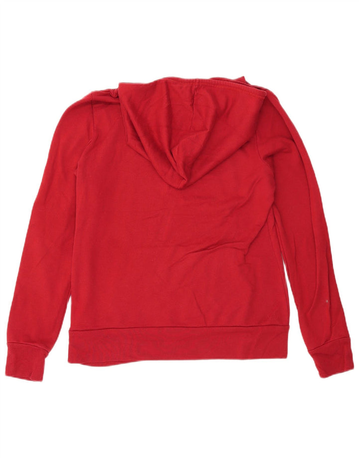 CHAMPION Suéter feminino com capuz gráfico Stanford Reino Unido 12 algodão vermelho médio