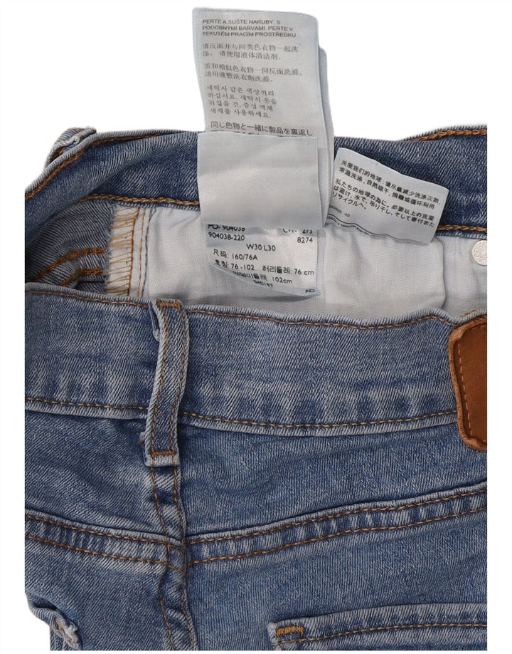 Jeans skinny feminino LEVI'S W30 L30 algodão azul