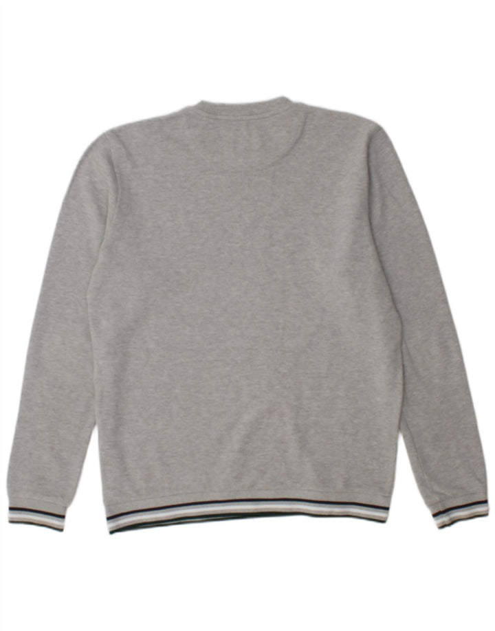 JACK WILLS moletom masculino jumper pequeno algodão cinza
