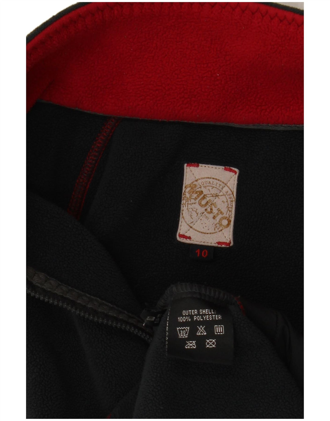 Jaqueta de lã feminina Musto Reino Unido 10 pequeno poliéster Colourblock azul marinho