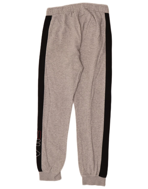 Calça de treino masculina Fila Joggers UK 14 cinza médio Colourblock esportivo