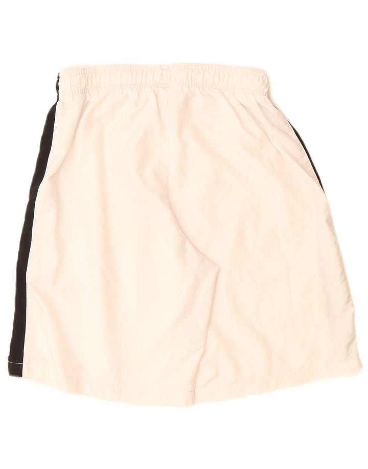 Shorts esportivos Nike Boys Dri Fit 12-13 anos grandes de poliéster branco