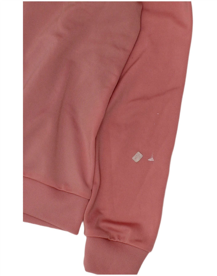 Jaqueta Adidas Meninas Treino Top 9-10 Anos Rosa Colorblock Poliéster