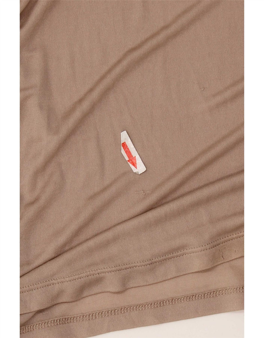 Camisa polo feminina de manga comprida Max & Co. Reino Unido 12 médio bege