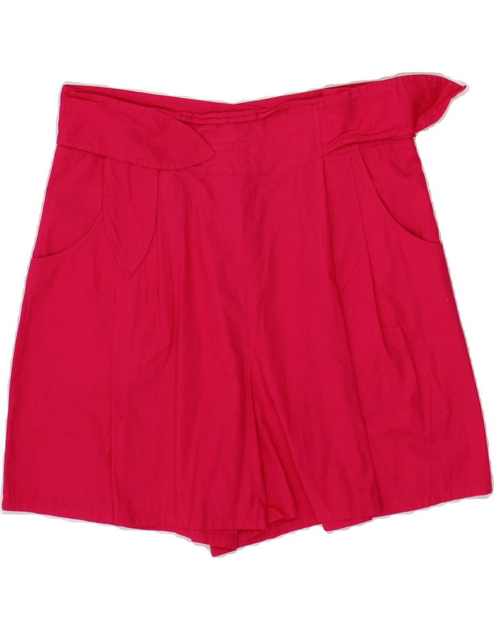 VINTAGE Womens Casual Shorts W32 Large  Pink Vintage Vintage and Second-Hand Vintage from Messina Hembry 