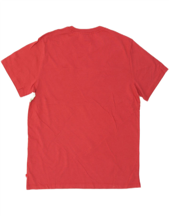 Camiseta gráfica masculina LEVI'S Top grande bloco colorido vermelho