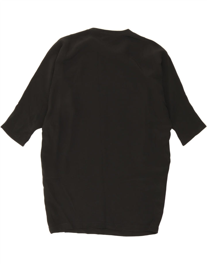 GIANLUCCA CAPANNOLO Womens Batwing Shift Dress EU 40 Medium Black Silk Vintage Gianlucca Capannolo and Second-Hand Gianlucca Capannolo from Messina Hembry 