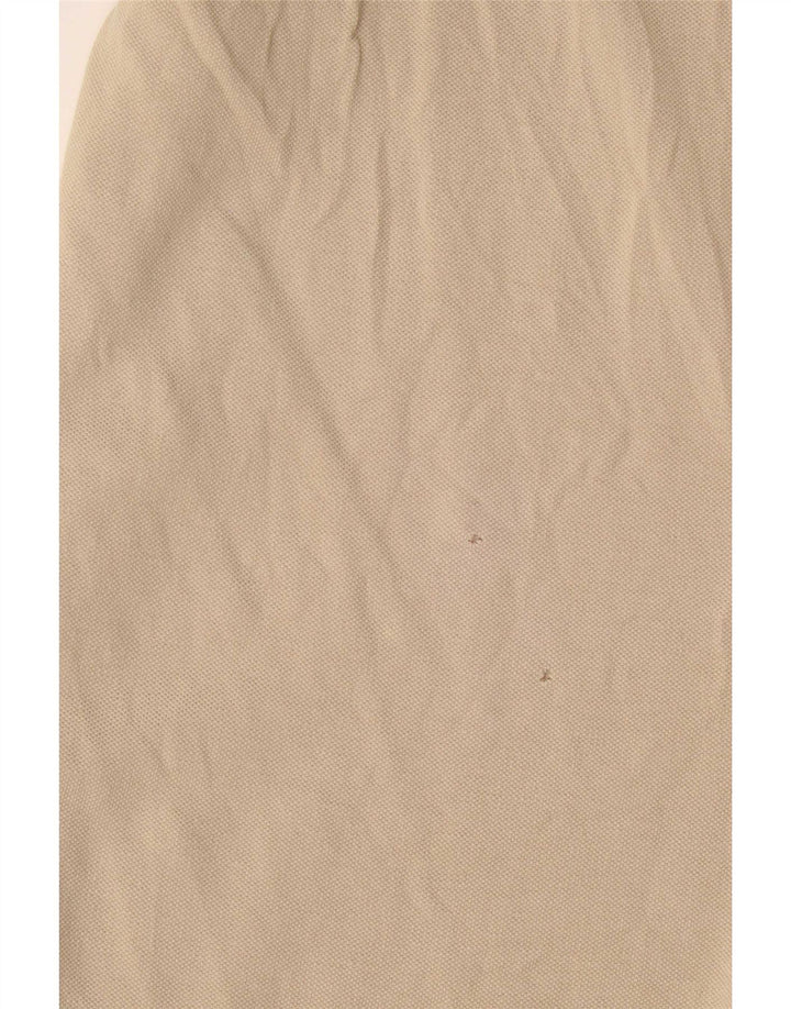 Camisa polo masculina Kappa algodão bege médio