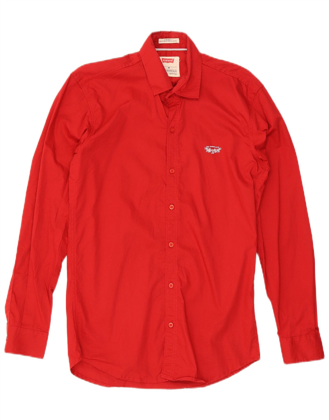 Camisa masculina Levi's Standard Fit médio algodão vermelho