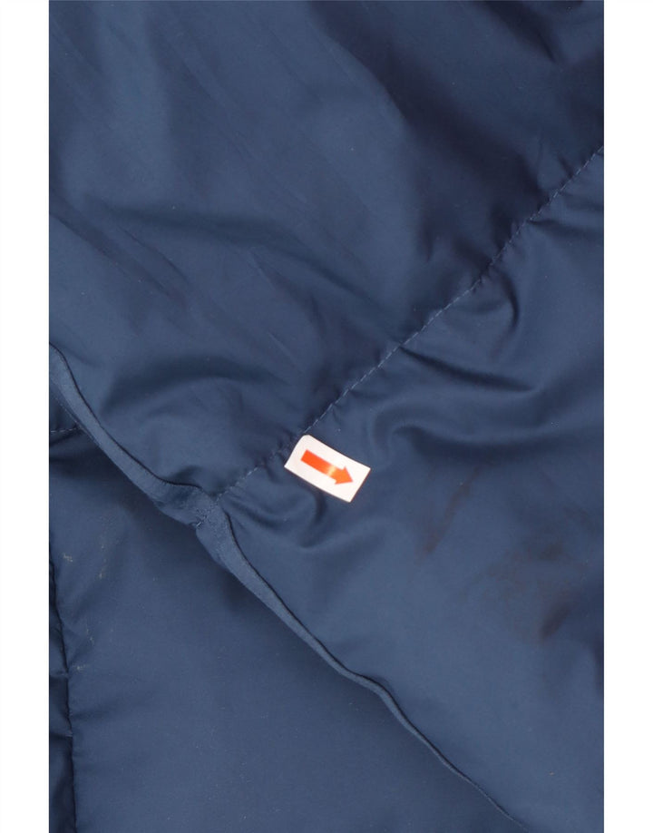 Jaqueta acolchoada masculina ADIDAS UK 42 XL azul marinho poliamida inverno