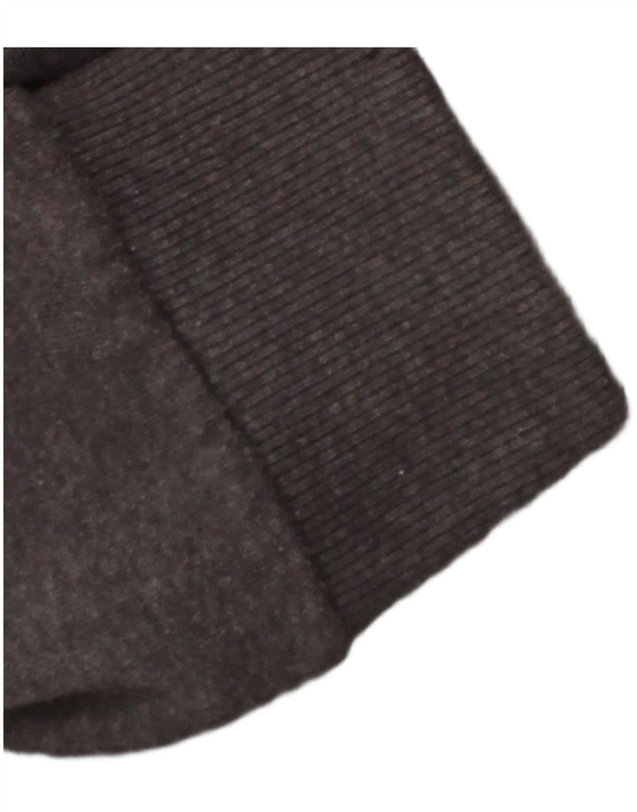 PUMA Mens Graphic Hoodie Jumper Grande Algodão Cinza