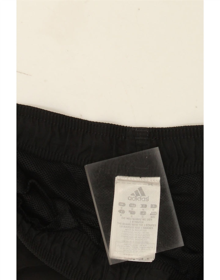 Shorts esportivos masculinos Adidas médio preto poliéster