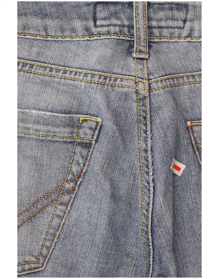ROY ROGERS Jeans retos femininos W28 L32 algodão azul