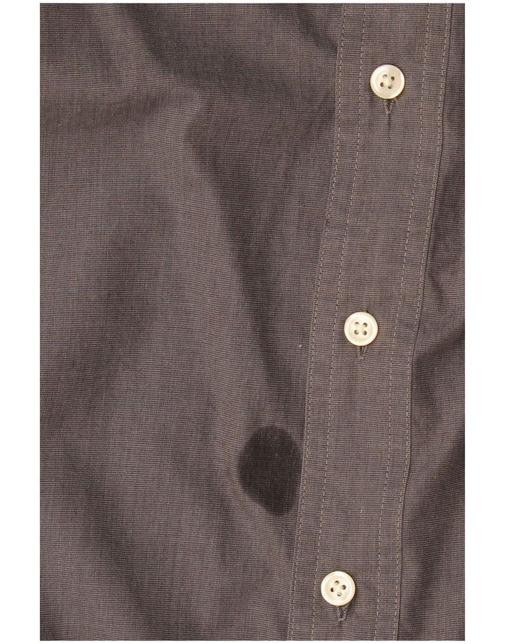 Camisa masculina CHAPS grande algodão cinza