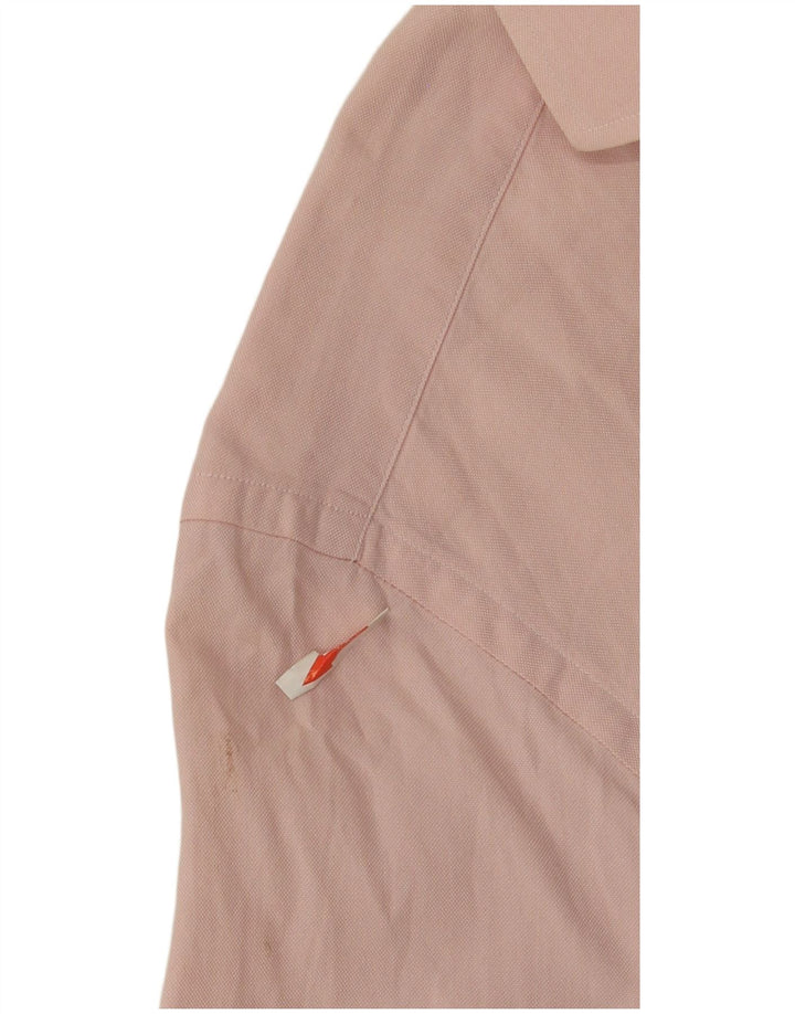 Camisa formal masculina Hackett sob medida tamanho 15 39 algodão rosa médio