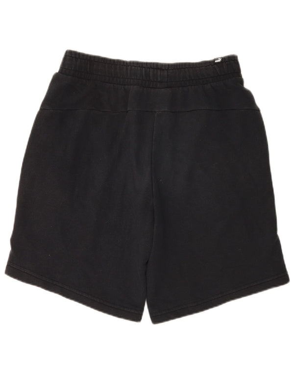 Shorts esportivos masculinos Puma médio preto algodão