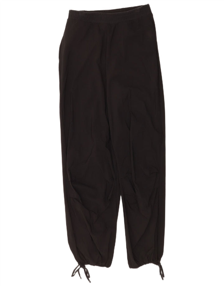 Calça jogger feminina Zara Chino médio W28 L32 preta viscose