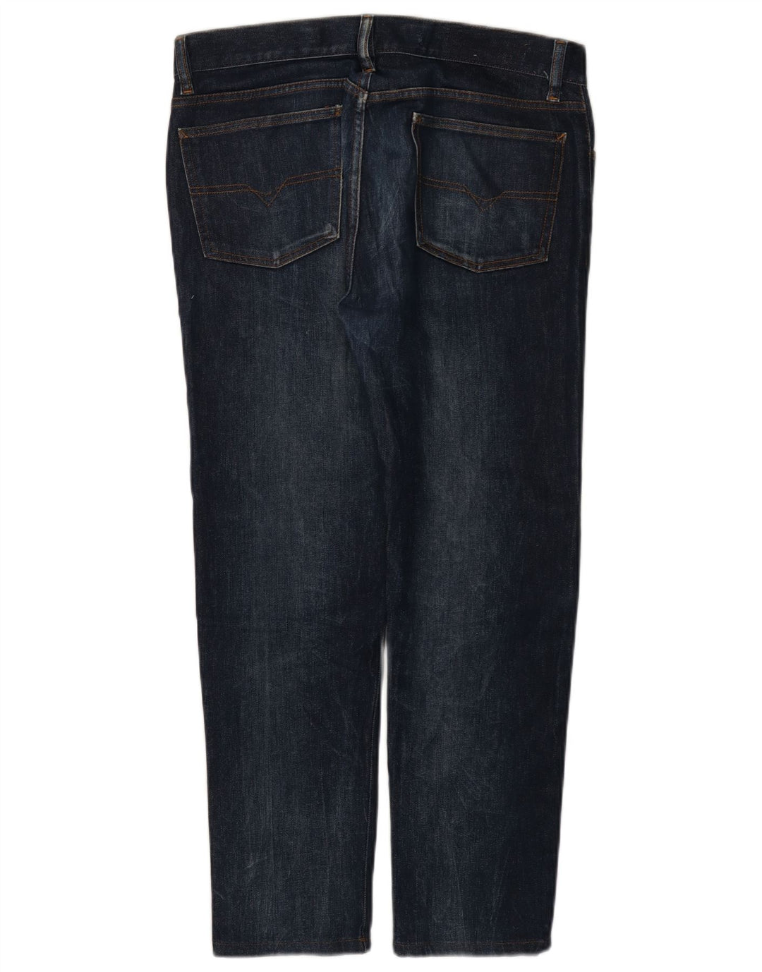 DIESEL Masculino Slim Jeans W34 L27 Azul Marinho Algodão