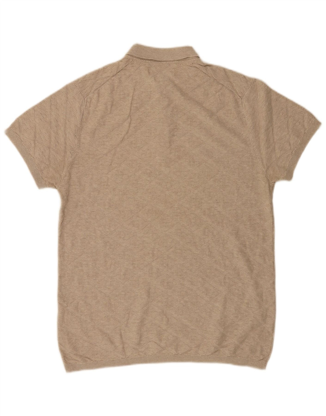 Camisa polo masculina Jack & Jones grande algodão bege