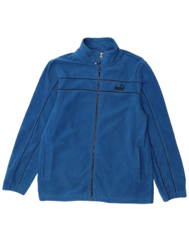 Jaqueta PUMA Boys Fleece 12-13 Anos Grande Azul Poliéster