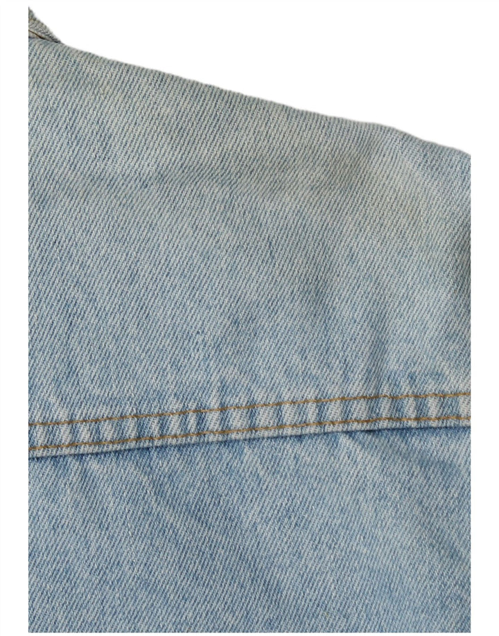 Jaqueta jeans feminina Weipper Crop UK 16 grande azul