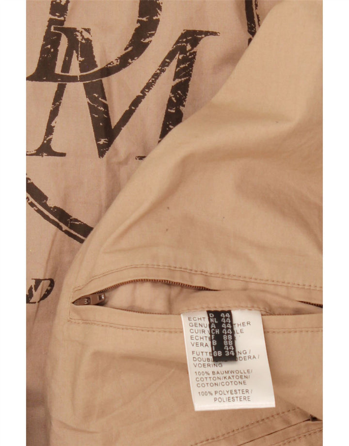 DAVID MOORE Womens Leather Jacket UK 34 XS Brown Leather Vintage David Moore and Second-Hand David Moore from Messina Hembry 