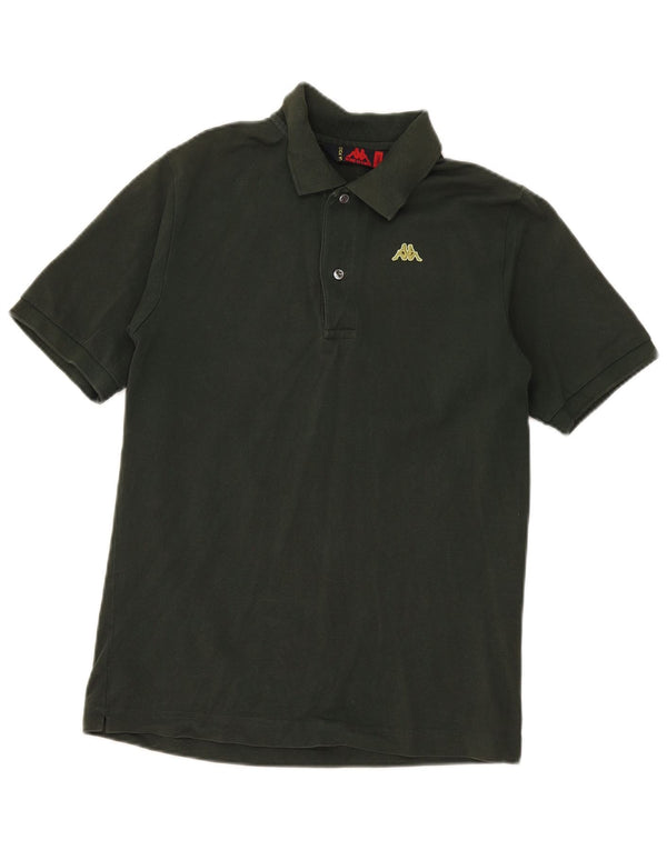 Camisa polo masculina Kappa pequena algodão cáqui