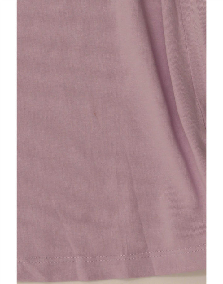 Camiseta feminina Zara Top UK 10 pequena roxa