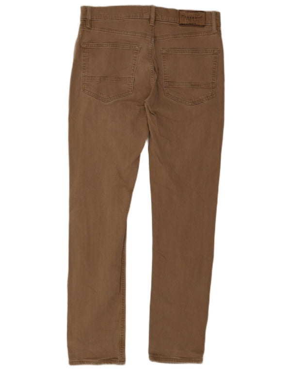 Marks & Spencer Mens Slim Jeans W30 L31 Algodão Marrom