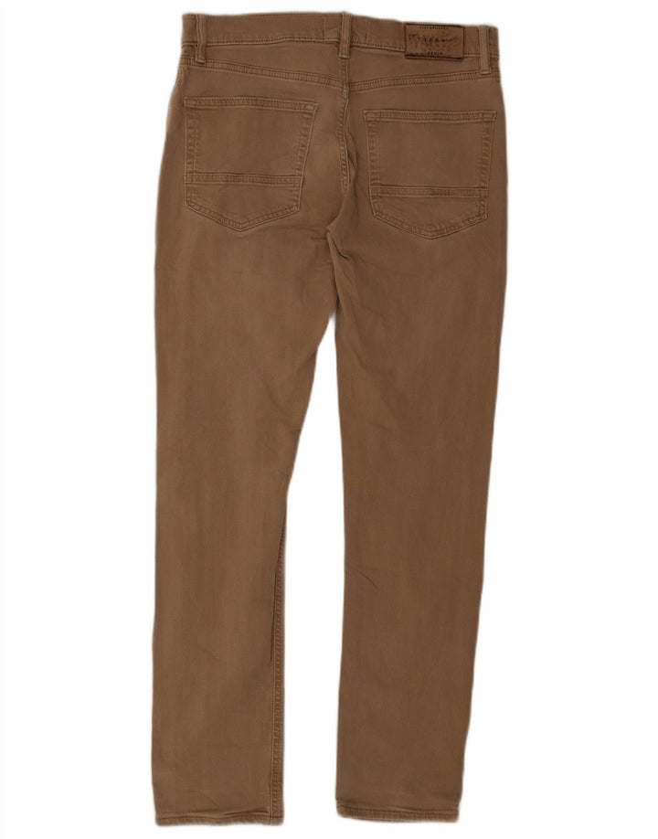 Marks & Spencer Mens Slim Jeans W30 L31 Algodão Marrom