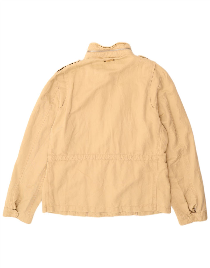 Jaqueta militar masculina Marlboro Classics EU 54 2XL algodão bege