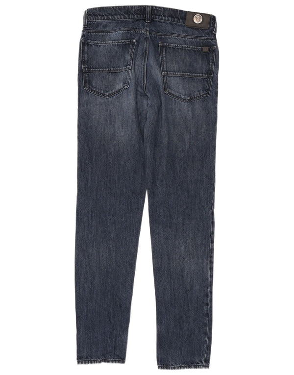Trussardi Mens Slim Jeans W32 L34 Azul Algodão