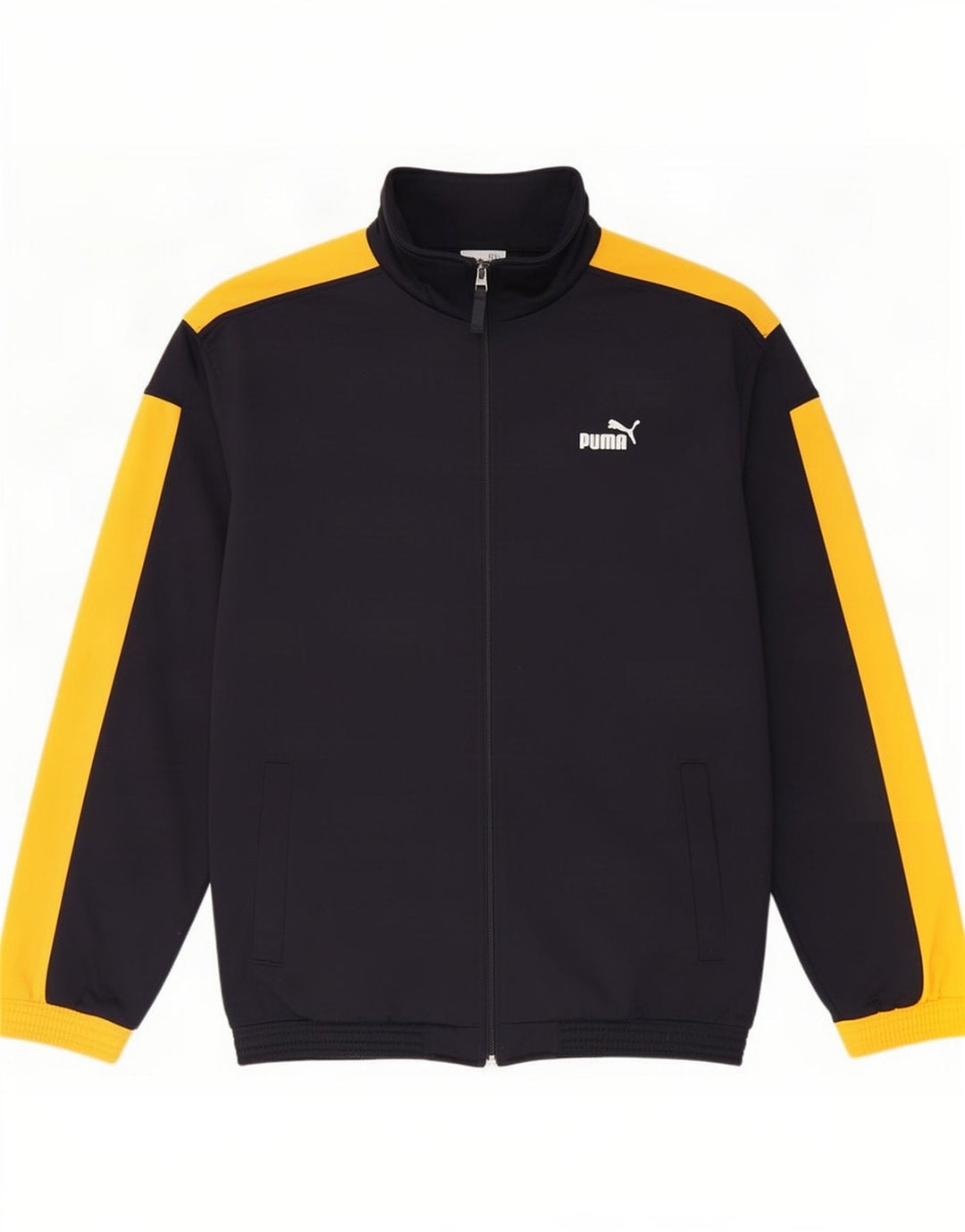 Jaqueta Puma Meninos Treino Top 15-16 Anos Azul Marinho Colorblock Poliéster