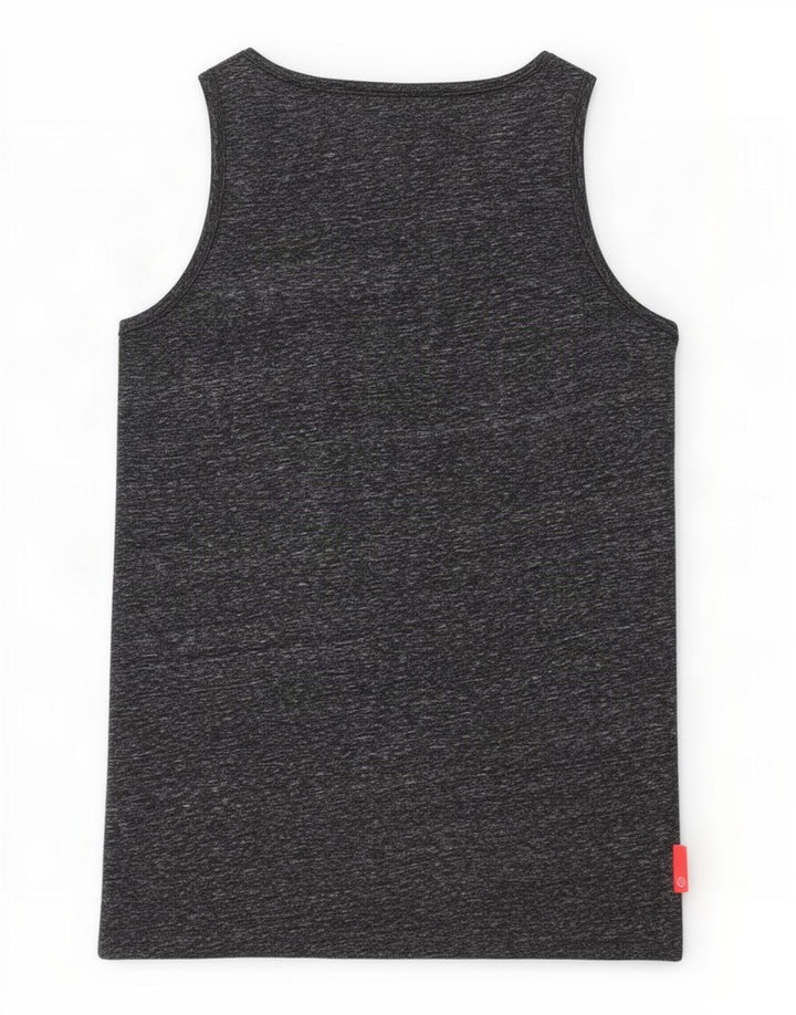 Colete gráfico feminino Superdry Top UK 10 poliéster manchado cinza pequeno