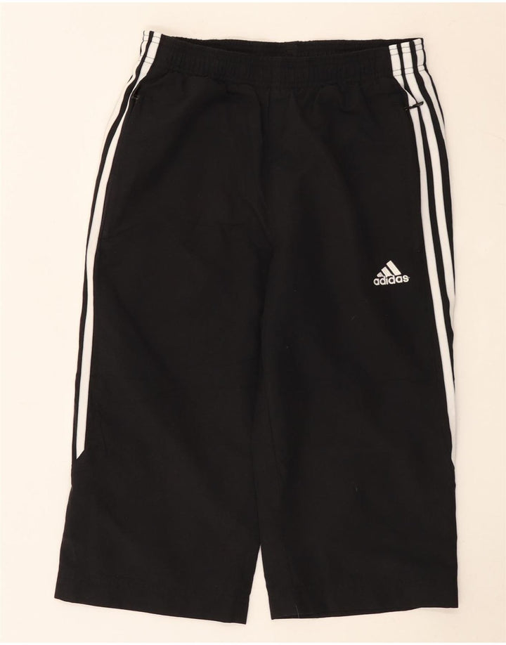 Calça Adidas Mens Capri Treino Pequeno Poliéster Preto