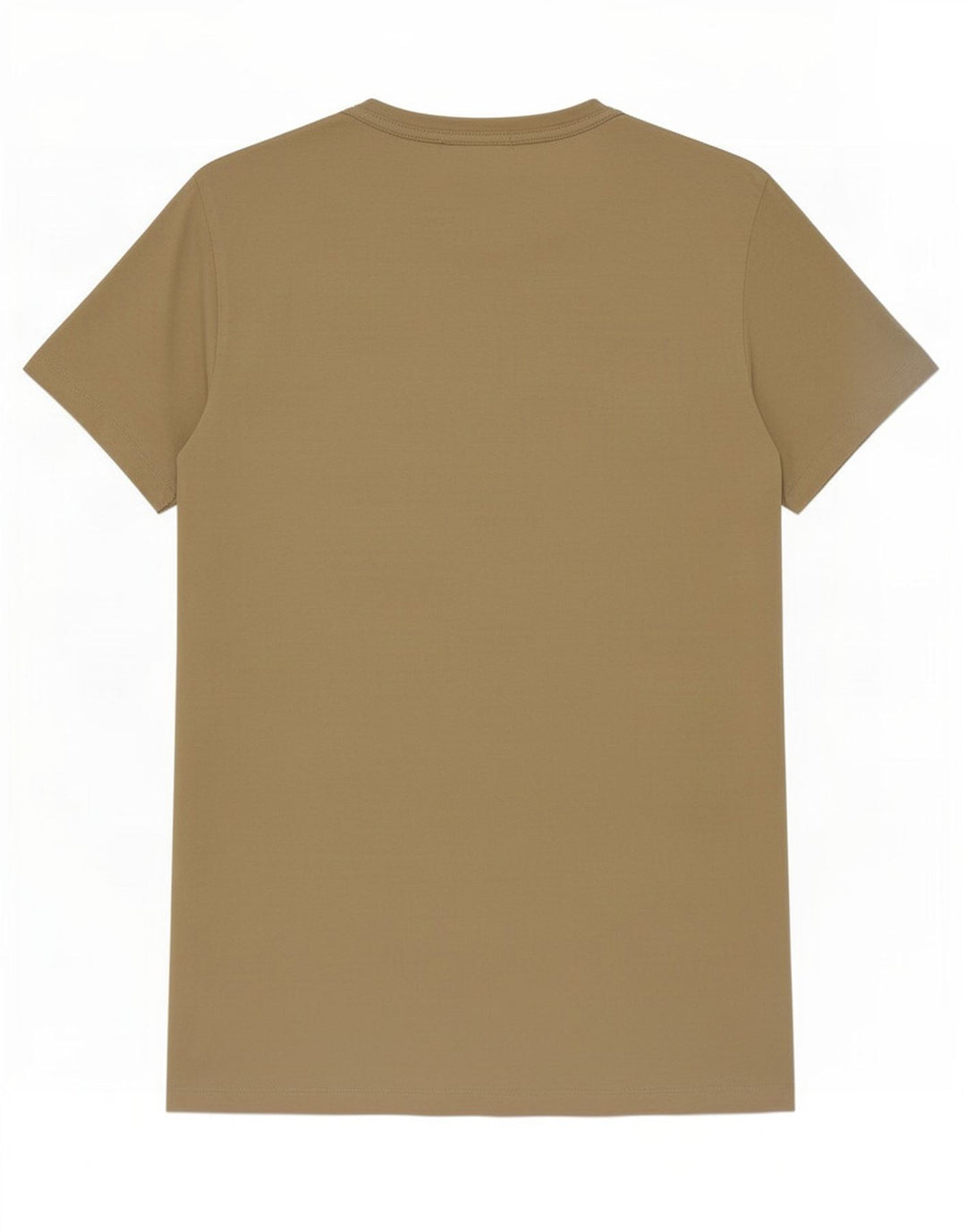 Camiseta masculina All Saints Top pequeno algodão bege