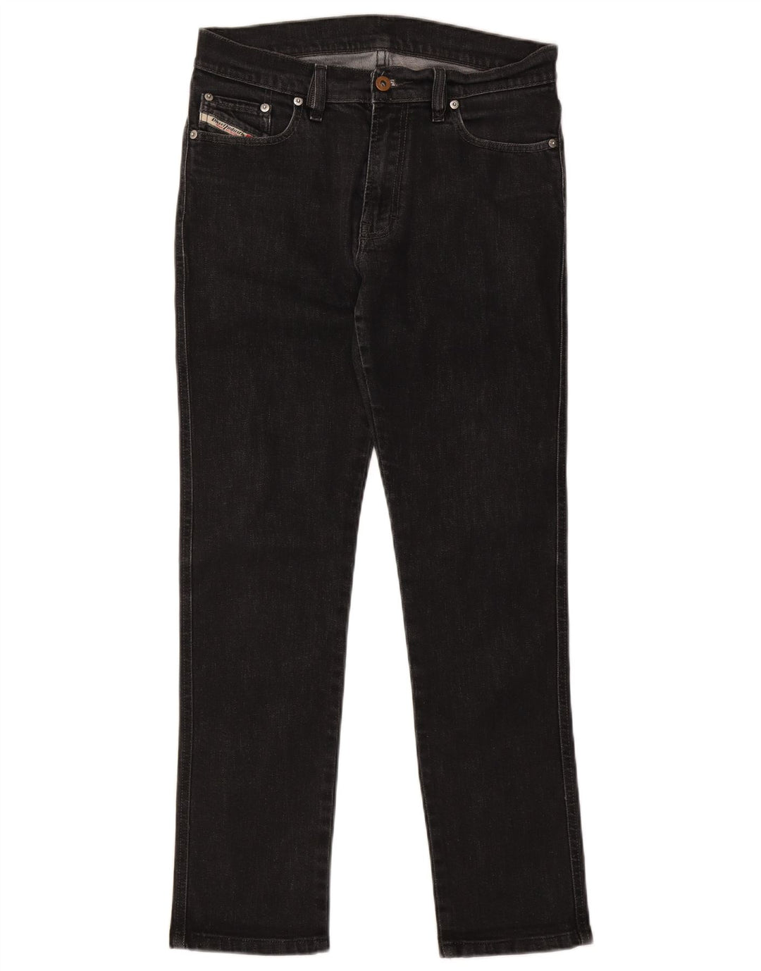 DIESEL Masculino Slim Jeans W30 L29 Algodão Preto