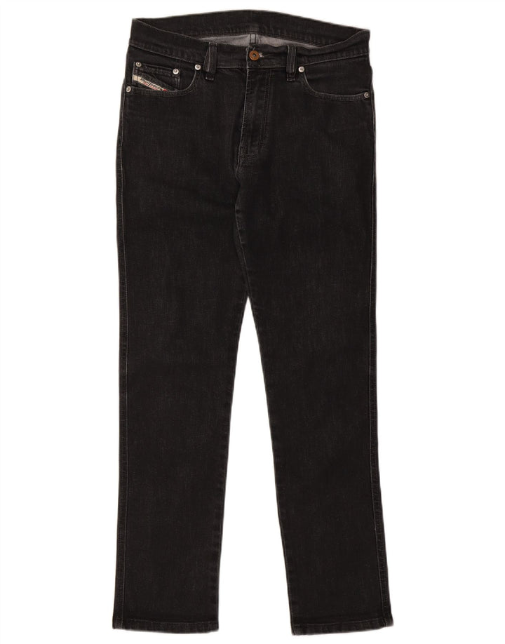 DIESEL Masculino Slim Jeans W30 L29 Algodão Preto
