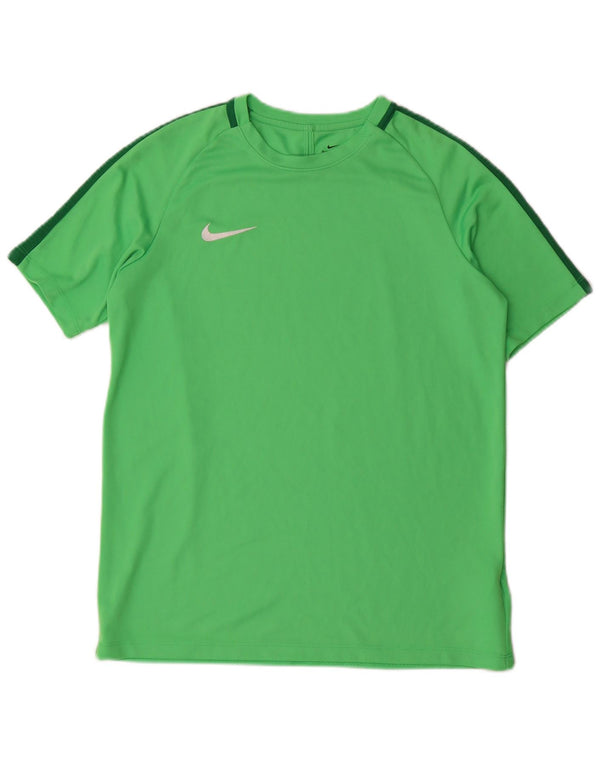 Camiseta Nike Boys Dri Fit Top 13-14 Anos XL Verde Colourblock Poliéster