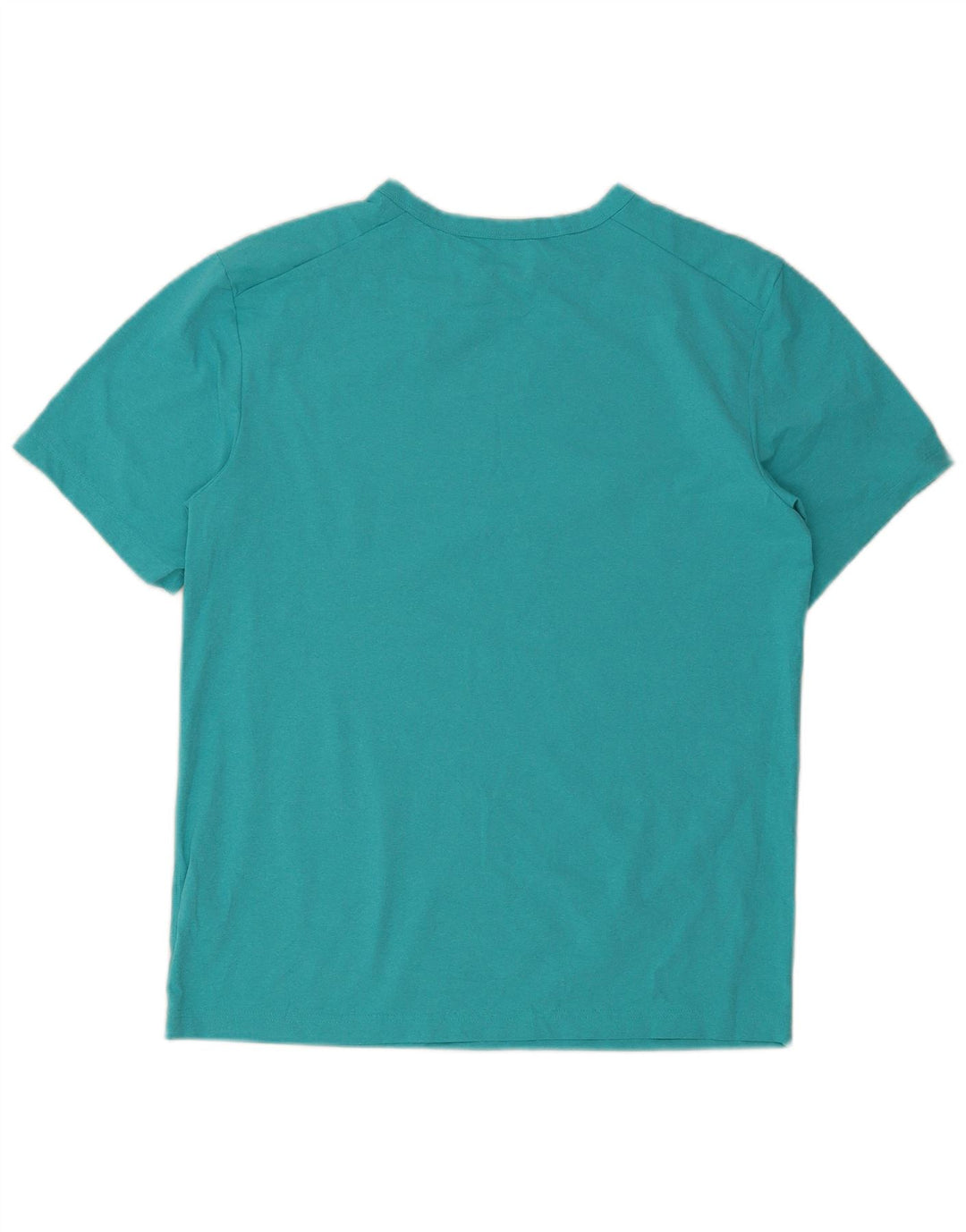Nike Mens Dri Fit Camiseta Top Médio Turquesa Poliéster