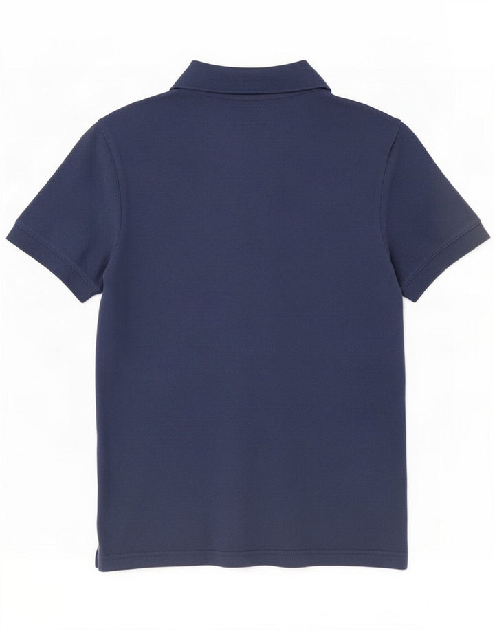 Camisa polo masculina Marlboro Classics pequena azul marinho