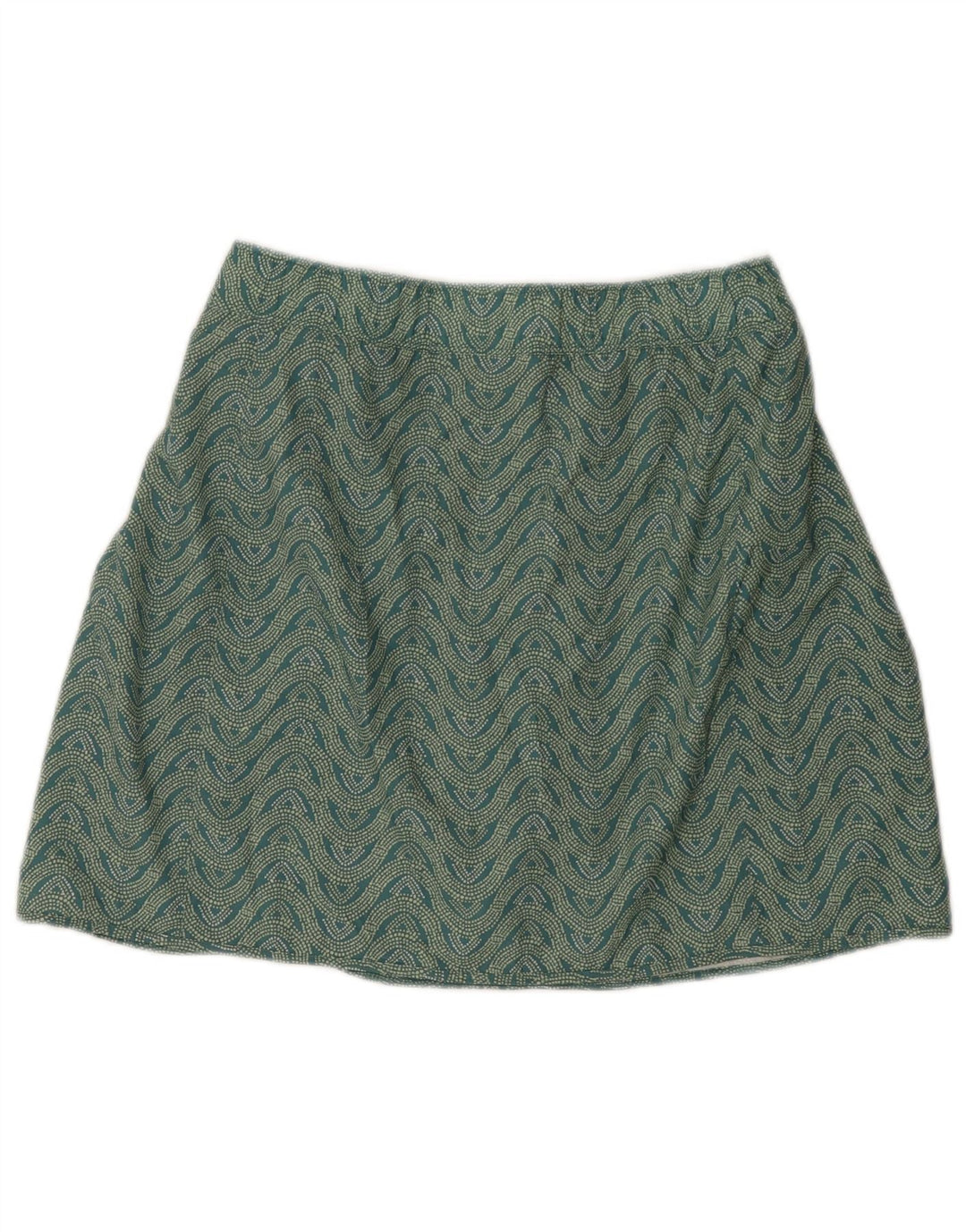 Patagonia Skort Feminino UK 18 XL Verde Chevron Poliéster