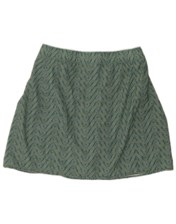 Patagonia Skort Feminino UK 18 XL Verde Chevron Poliéster