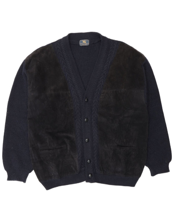 Suéter Cardigan Masculino MP XL Azul Marinho