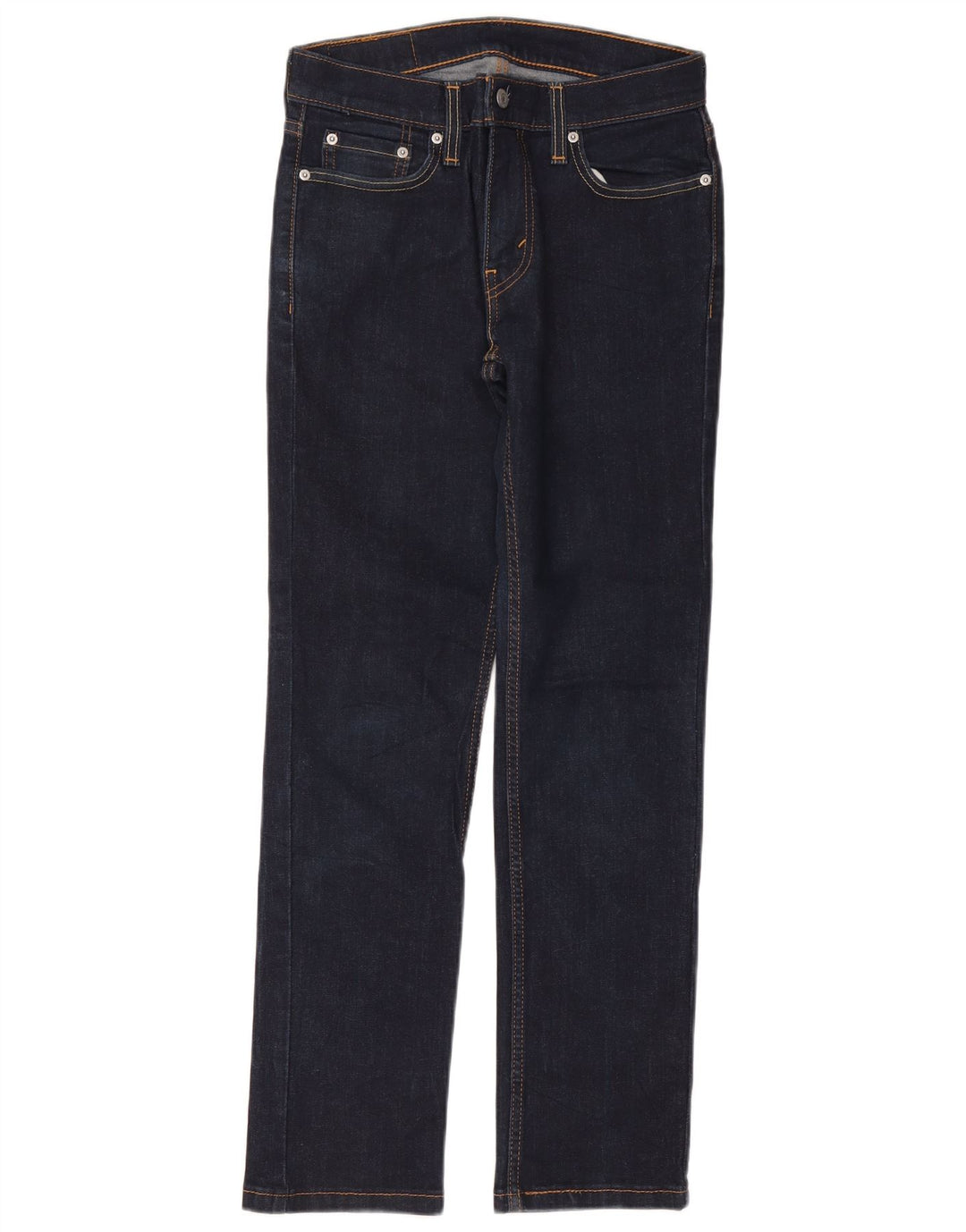LEVI'S Feminino 511 Slim Jeans W29 L30 Azul Marinho Algodão