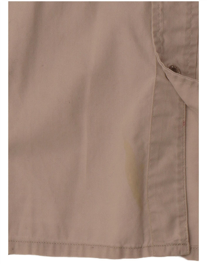 Camisa masculina sem mangas VINTAGE algodão bege grande